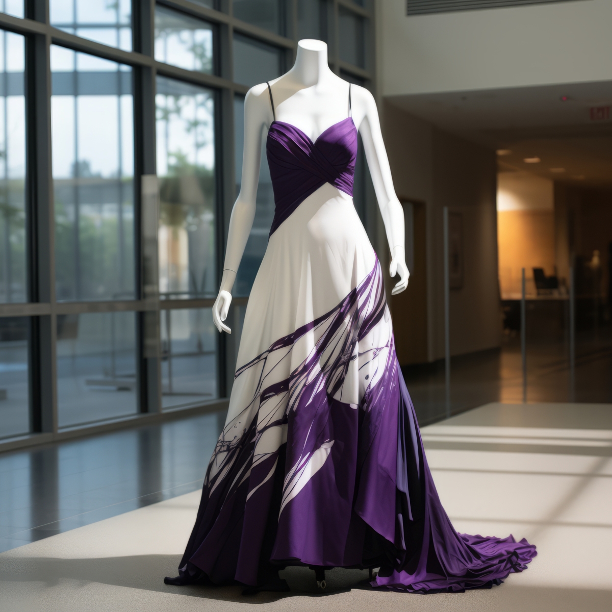 Purple Ombre Gown